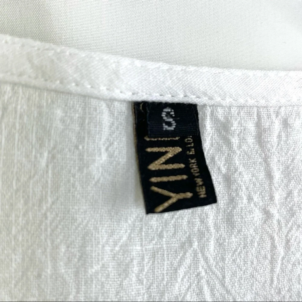 Amazon.com White Summer Swing Dress Tunic Bell Sleeve Tiered Dress Sz S - Picture 7 of 10